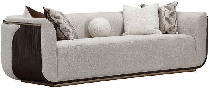 West Kensington Buff and Medium Espresso Sofa