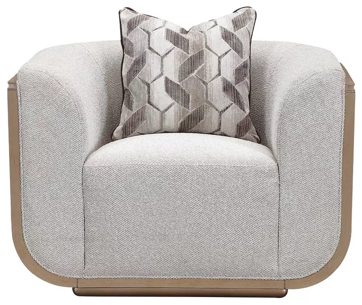 West Kensington Buff and Sea Salt Caramel Upholstered Matching Chair
