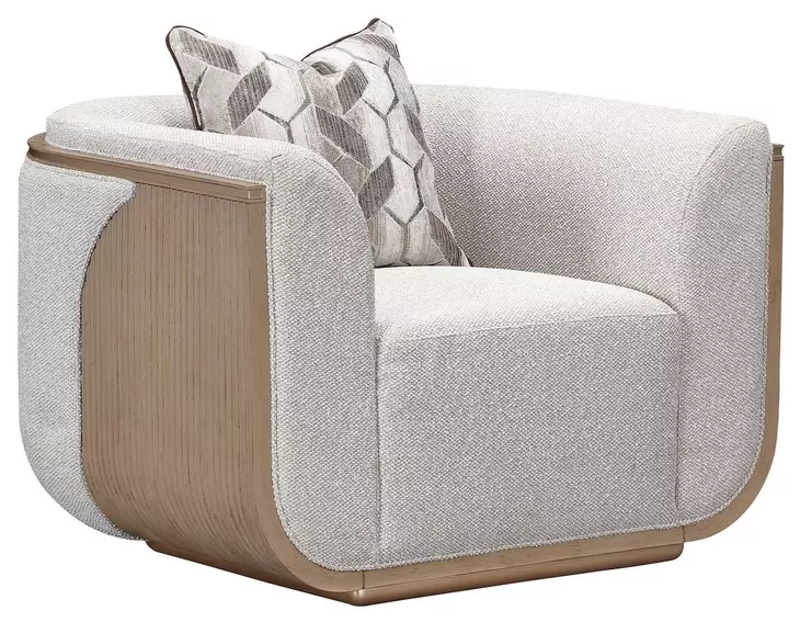 West Kensington Buff and Sea Salt Caramel Upholstered Matching Chair