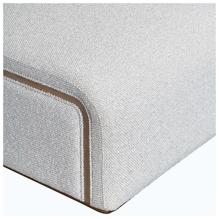 Westminster Row Buff and Sea Salt Caramel 73" Chaise