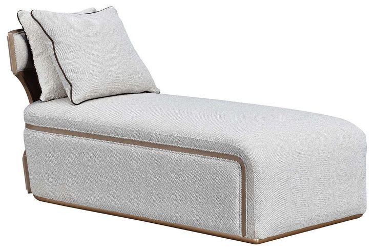 West Kensington Buff and Sea Salt Caramel 73" Chaise