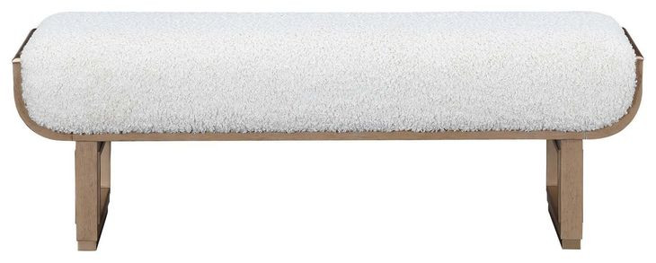 Westminster Row Cream Puff and Sea Salt Caramel Bed Bench