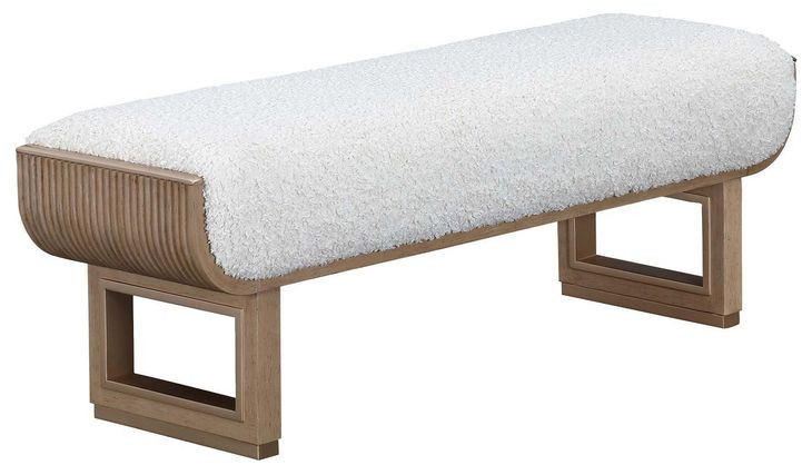 Westminster Row Cream Puff and Sea Salt Caramel Bed Bench