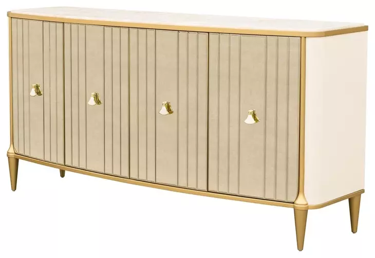 Scotts Square Light Champagne 4 Door Sideboard