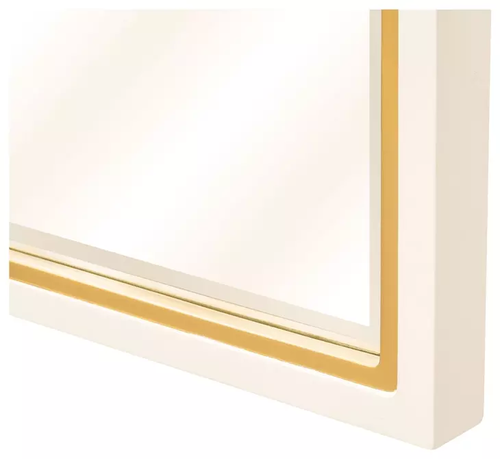 Scotts Square Light Champagne and Gold Rectangular Dresser Mirror
