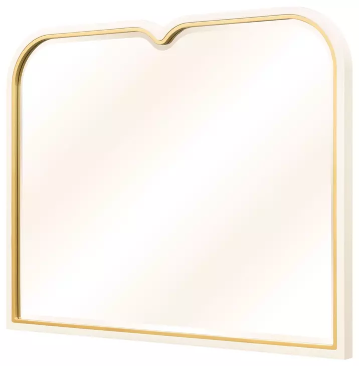 Scotts Square Light Champagne and Gold Rectangular Dresser Mirror