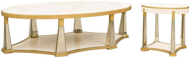 Scotts Square Light Champagne Occasional Table Set