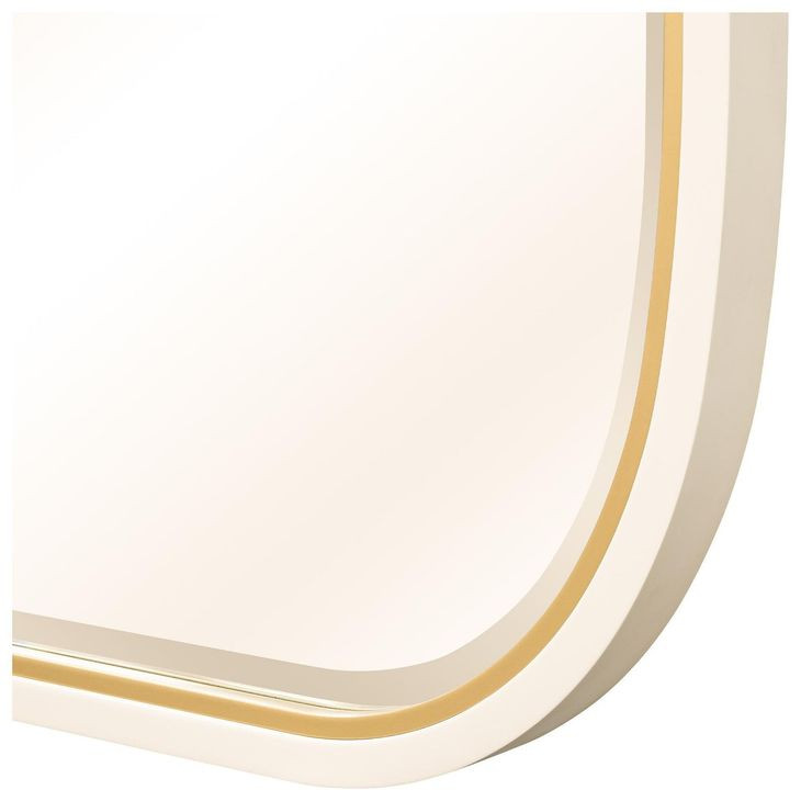 Scotts Square Light Champagne Rectangular Wall Mirror