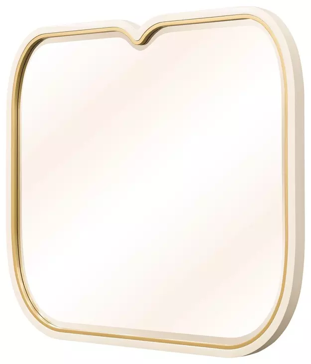 Scotts Square Light Champagne Rectangular Wall Mirror