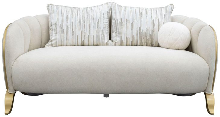 Scotts Square Cornsilk 74" Loveseat