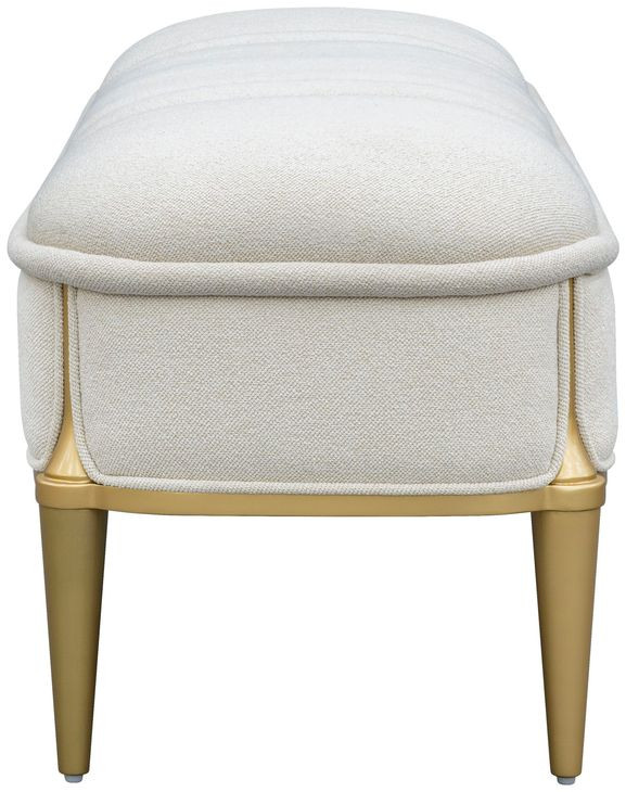 Scotts Square Cornsilk Upholstered Panel Bedroom Set