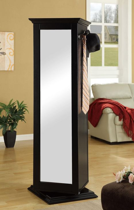 Robinsons Black Swivel Accent Cabinet