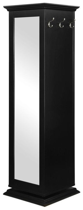 Robinsons Black Swivel Accent Cabinet