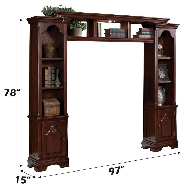 Hercules Cherry Entertainment Center with Light Function