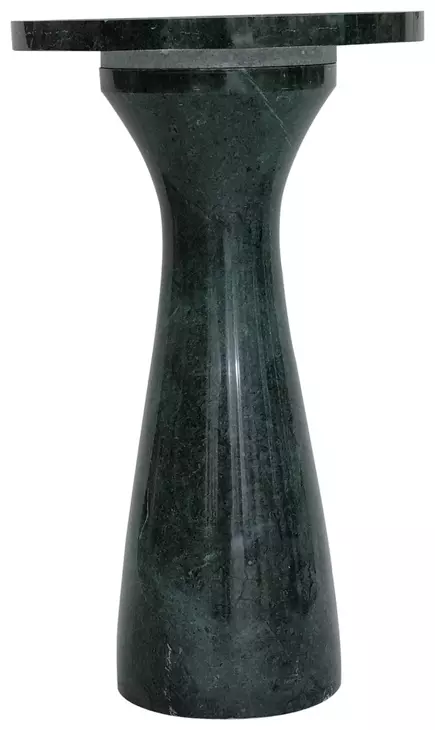 Baird Emerald Marble Round Accent Table