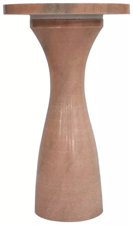 Baird Clay Marble Round Accent Table