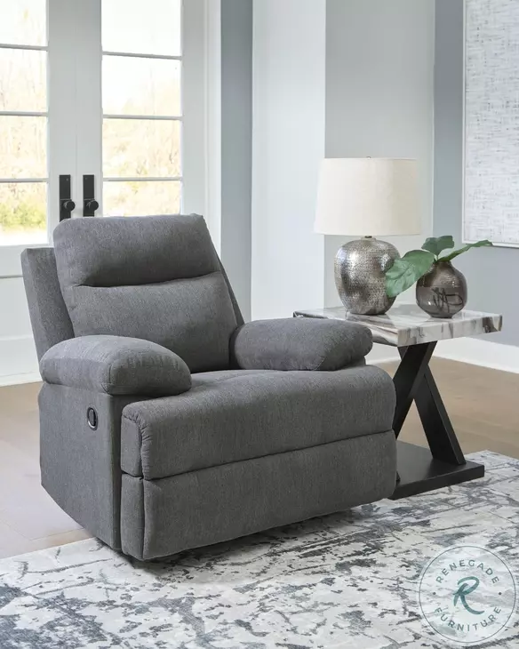 Tarrant Charcoal Recliner