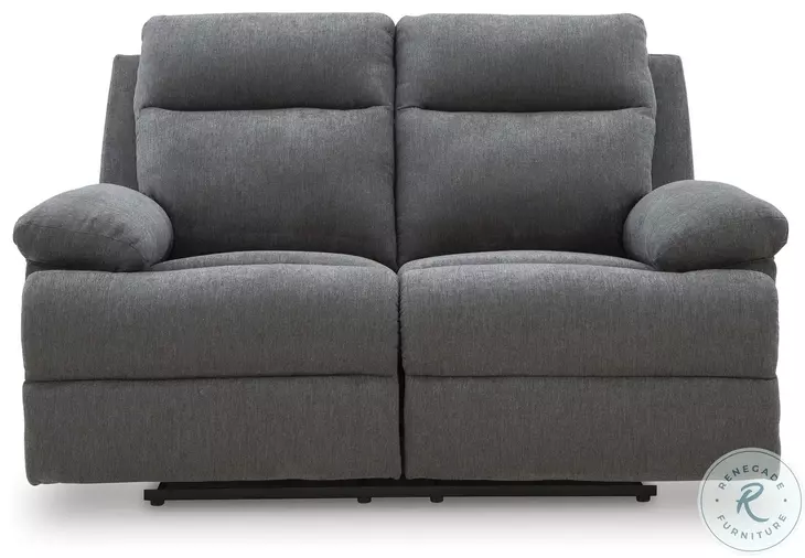 Tarrant Charcoal Reclining Loveseat
