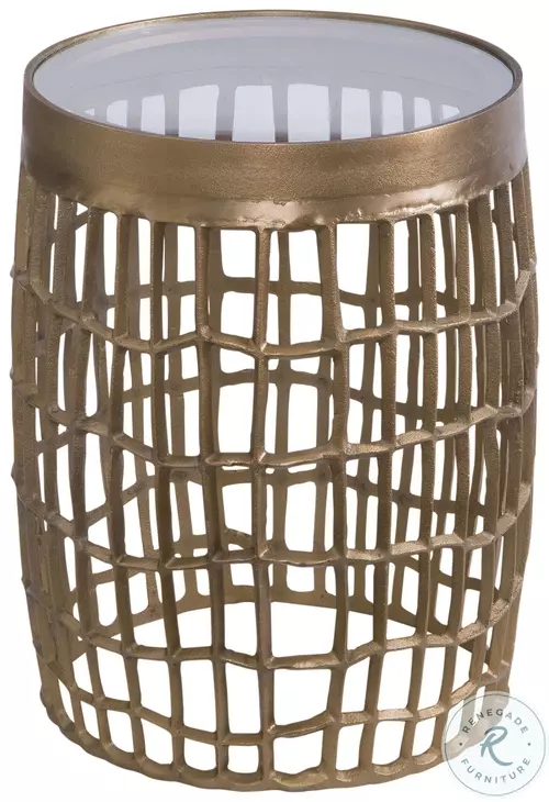 Harper Antique Bronze Accent Table