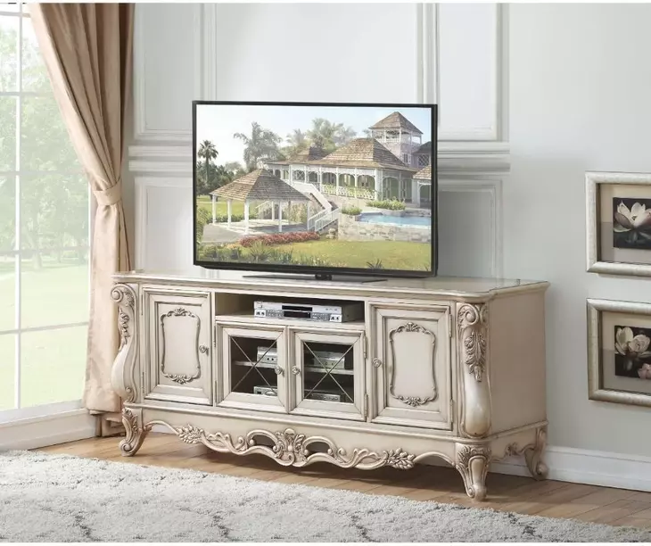 Gorsedd Golden Ivory 74" TV Stand