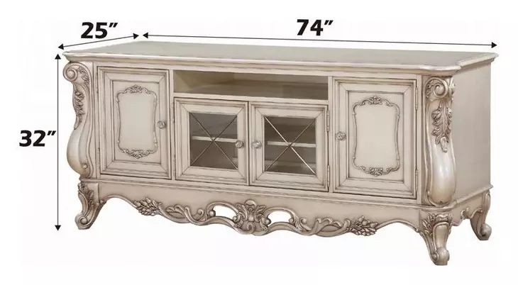 Gorsedd Golden Ivory 74" TV Stand