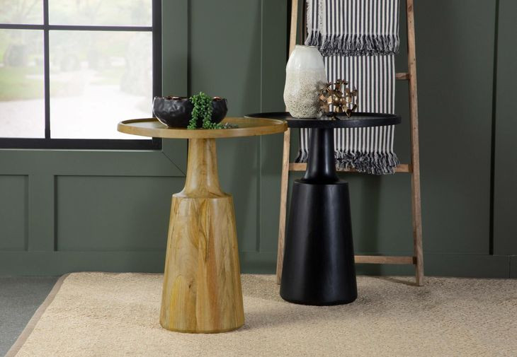 Ixia Black Stain Accent Table