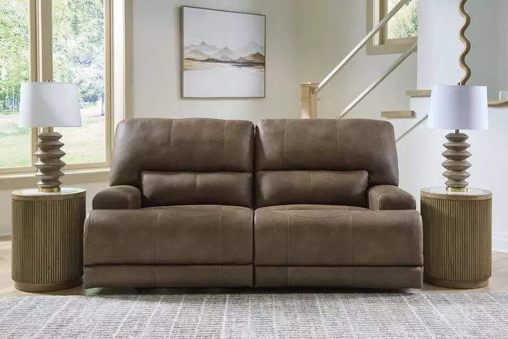 Time-Piece Earth 82" Zero Gravity Power Reclining Sofa with USB Charging