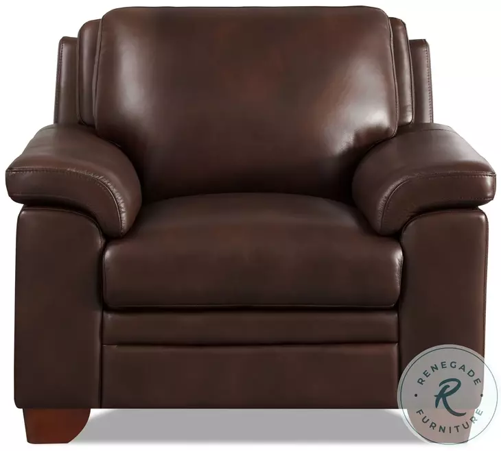 Ironvale Chestnut Top Grain Leather Chair