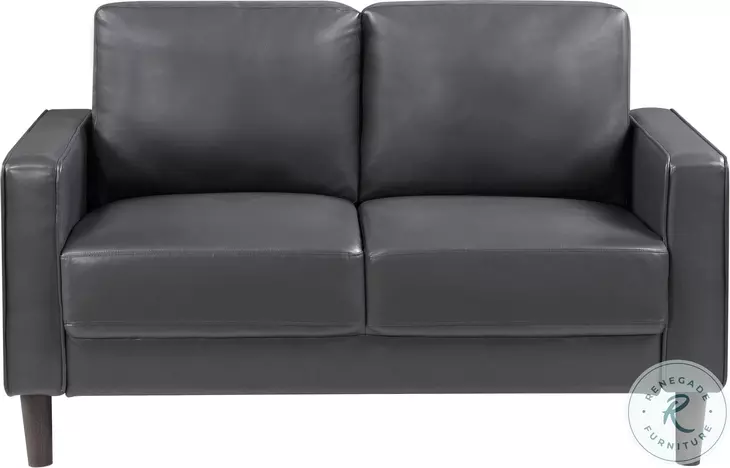 Malcolm Dark Gray Loveseat
