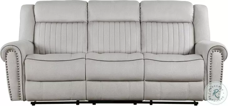 Brennen Mist Double Reclining Sofa