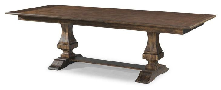 Trisha Yearwood Home Coffee 102" Extendable Rectangular Dining Table