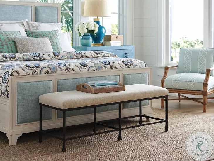 Newport Ivory Ruby Bed Bench By Barclay Butera