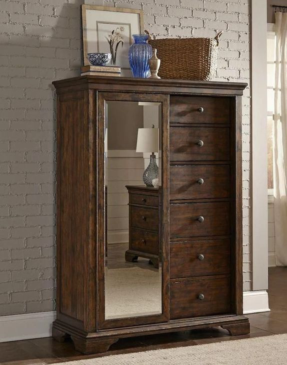 Trisha Yearwood Home Coffee 6 Drawer Tulsa Door Chest