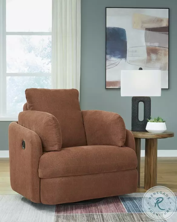 Modmax Spice Performance Fabric Swivel Glider Recliner