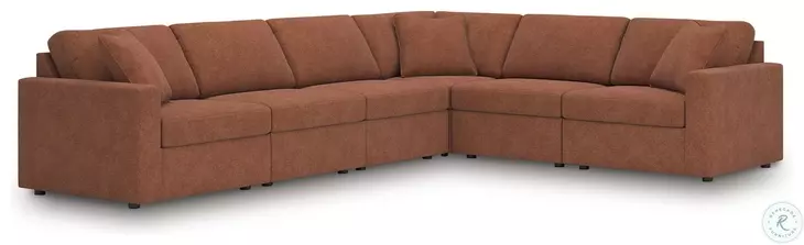 Modmax Spice 6 Piece Performance Fabric Sectional