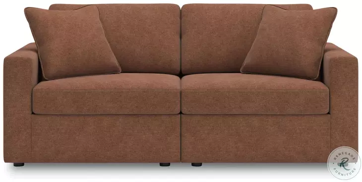 Modmax Spice Performance Fabric Modular 2 Piece Sectional Sofa