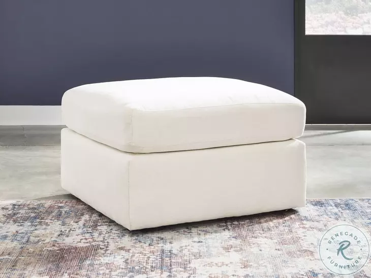 Modmax Oyster Performance Fabric Oversized Accent Ottoman