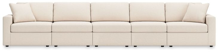 Modmax Oyster Performance Fabric 5 Piece Modular Sectional