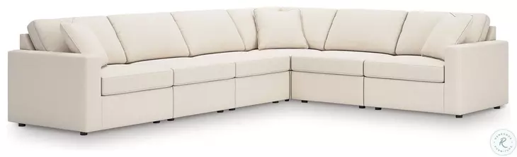 Modmax Oyster 6 Piece Performance Fabric Sectional