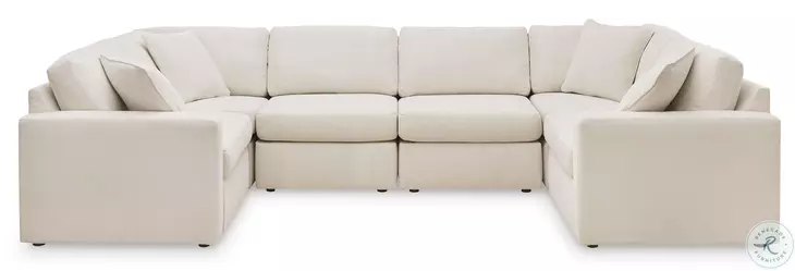 Modmax Oyster 6-Piece Performance Fabric Modular U-Shaped Sectional