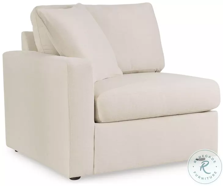 Modmax Oyster 8-Piece Performance Fabric Modular Sectional with RAF Chaise and Audio Consoles