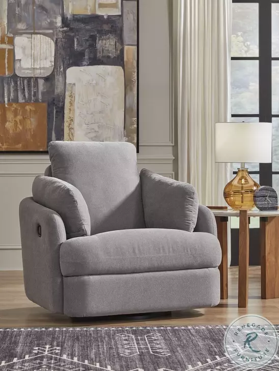 Modmax Granite Performance Fabric Swivel Glider Recliner