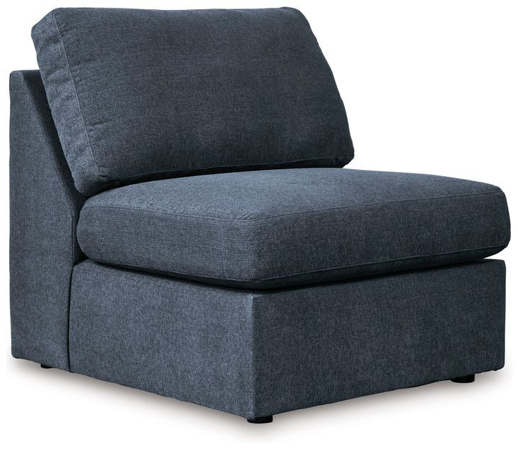 Modmax Ink Performance Fabric 7 Piece Modular Sectional with Storage Console