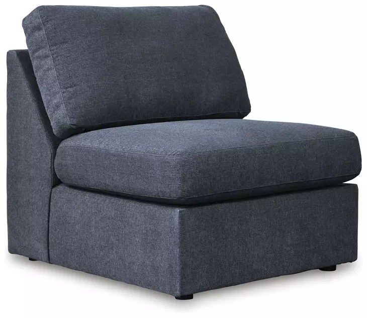 Modmax Ink Performance Fabric 7 Piece Modular Sectional with Storage Console