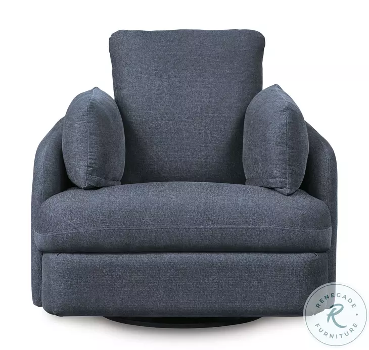Modmax Ink Performance Fabric Swivel Glider Recliner