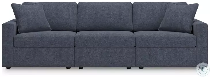 Modmax Ink Performance Fabric Modular 3 Piece Sectional Sofa