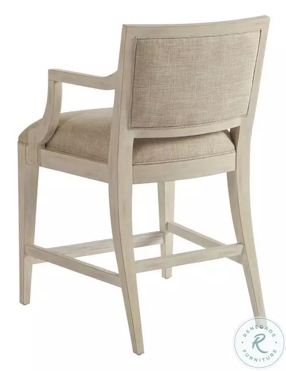 Newport Taupe And Sailcloth Eastbluff Counter Height Stool By Barclay Butera