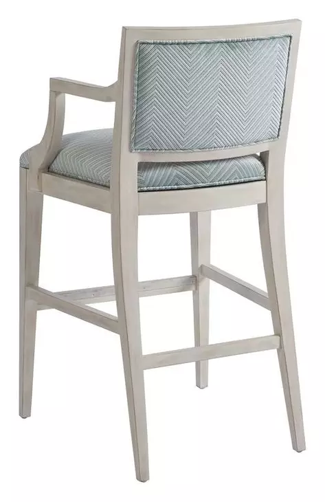 Eastbluff Blue Upholstered Barstool