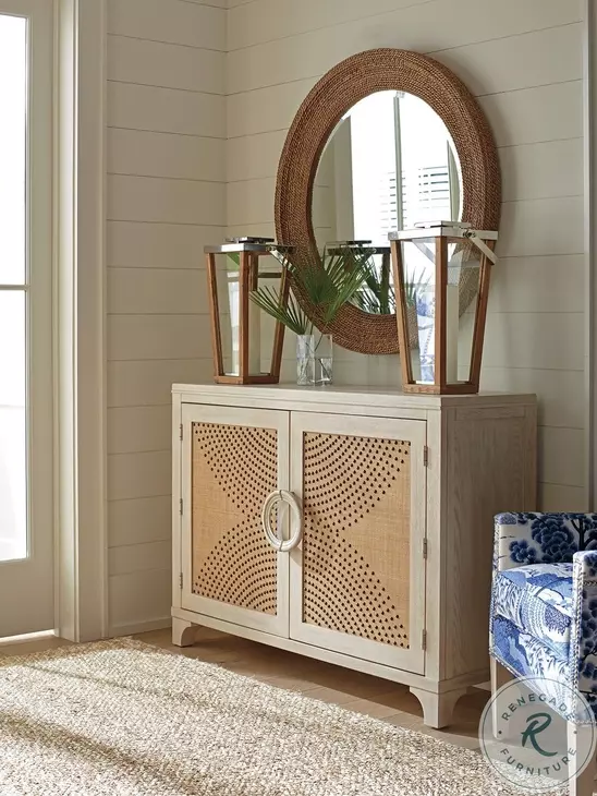 Newport Sailcloth Lido Isle Nailhead Hall Chest By Barclay Butera