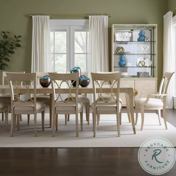Whitmore Veranda Alabaster Extendable Dining Room Set